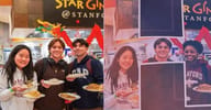 Left: the original photo; right: after AI editing