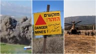 Minefield detonation and evacuation of casualties from the Galilee