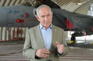 Netanyahu in Tel Nof