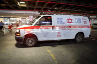 Magen David Adom ambulance. Archive