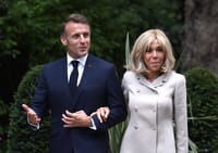 French President Emmanuel Macron and his wife, Brigitte