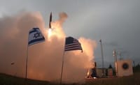 Arrow 3 missile interception