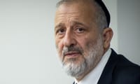 head of the religious Shas movement, Member of Parliament Aryeh Deri