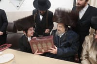 Breslov  Rabbi Shechter Celebrates Grandson's Bar Mitzvah 