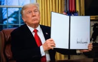 President Donald Trump at the White House