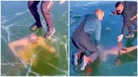 Stunt Man Trapped Under the Ice 