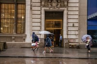 Raining in Manhattan