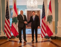 Secretary of State Marco Rubio meeting with Lebanese President Joseph Aoun