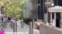 Explosion in lower Manhattan