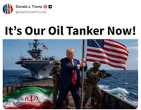 President Donald Trump post on X