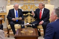 President Donald Trump and Israeli PM Benjamin Netanyahu