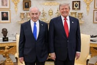 Prime Minister Benjamin Netanyahu and President Donald Trump