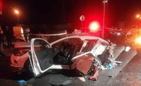 Scene of the deadly crash