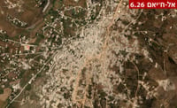 Satellite images of South Lebanon