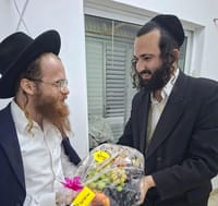 Cohen visits Yechezkel Drotman