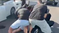 Footage of the arrest