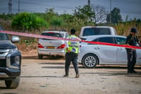 Crime scene where the body was found