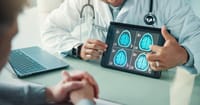 Neurologists during study on the brain