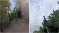 Shooting down a drone
