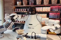 Autonomous Robot making coffee