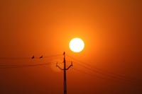 Red sky