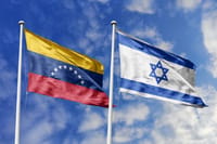 Israeli, venezuelan flag