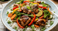 Chicken stir-fry