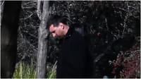 Messi at his father's funeral