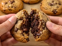 Brownie-Stuffed Chocolate Chip Cookies
