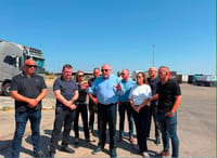 Liberman at Kerem Shalom crossing