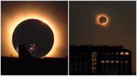 Pictures of solar eclipse, Aug 12, 2026