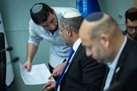 Attorney David Bably with Minister Ben Gvir