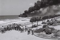 Altelena goes up in flames, June 1948