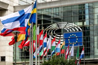  The iconic seat of the European Parliament 