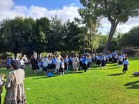 Bais Yaakov students visit Kiryat Hayovel