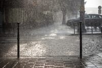 Rainy weather in Israel