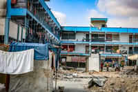 UNRWA building in Gaza