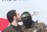 Omer Shem Tov kisses his captor