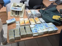 Terror Money Exposed in the Car Door