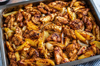 One-Pan Chicken Shwarma with Potatoes