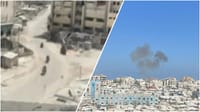 IDf strikes Gaza