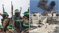 Hamas terrorists in Gaza