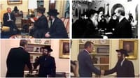 Admorim and rebbes visiting US president