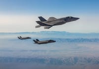 Fighter jets en route to strike Iran.