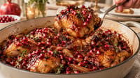 One-pot chicken with pomegranate and honey