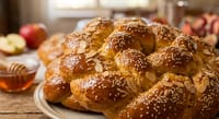 Sweet honey challah for Rosh Hashanah