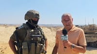 Battalion 8104 commander inside the Gaza Strip