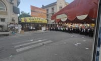 The scene in Uman