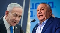 Right: Gadi Eisenkot, left: Benjamin Netanyahu