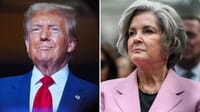 Right: Susie Wiles; Left: President Trump